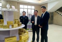 梧州市委常委、政法委書記鄧旭升蒞臨強壽集團調研指導